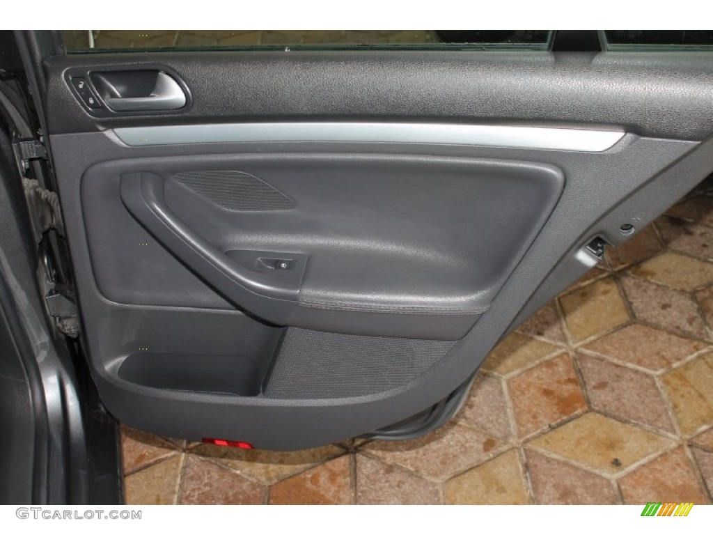 2008 Volkswagen GLI Sedan Anthracite Door Panel Photo #83620539