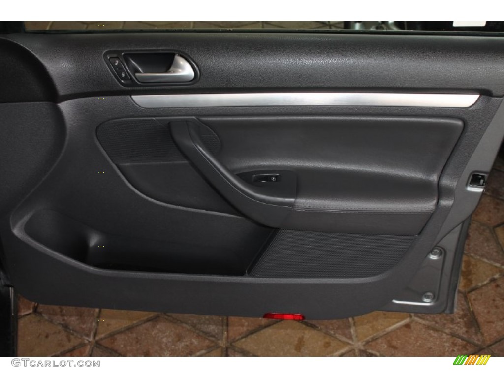 2008 Volkswagen GLI Sedan Anthracite Door Panel Photo #83620554