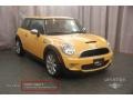 2008 Mellow Yellow Mini Cooper S Hardtop  photo #7