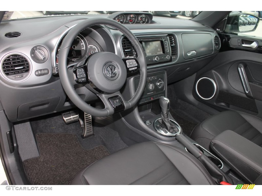Titan Black Interior 2013 Volkswagen Beetle R-Line Photo #83621808