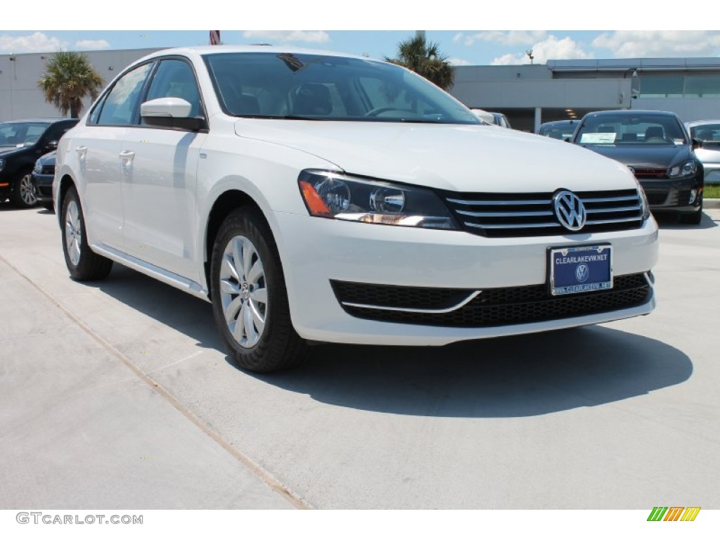 Candy White Volkswagen Passat