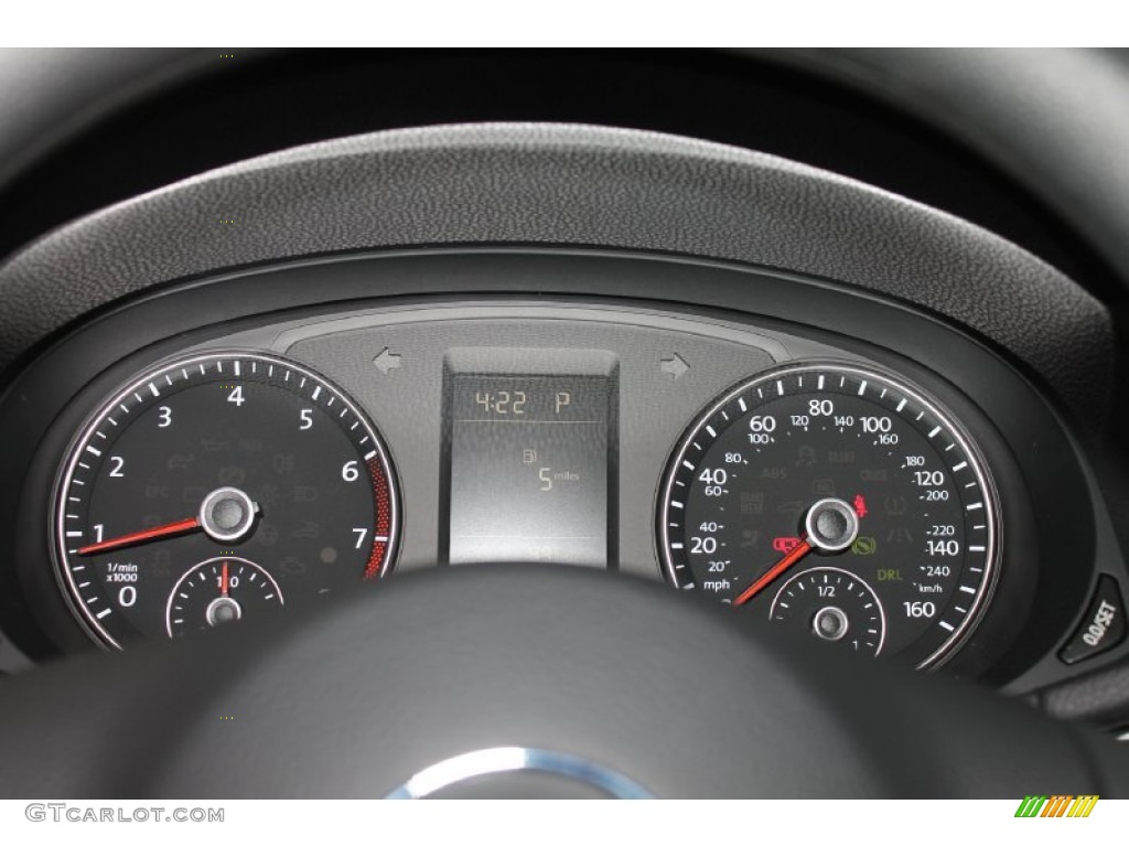 2013 Volkswagen Passat 2.5L Wolfsburg Edition Gauges Photo #83622546