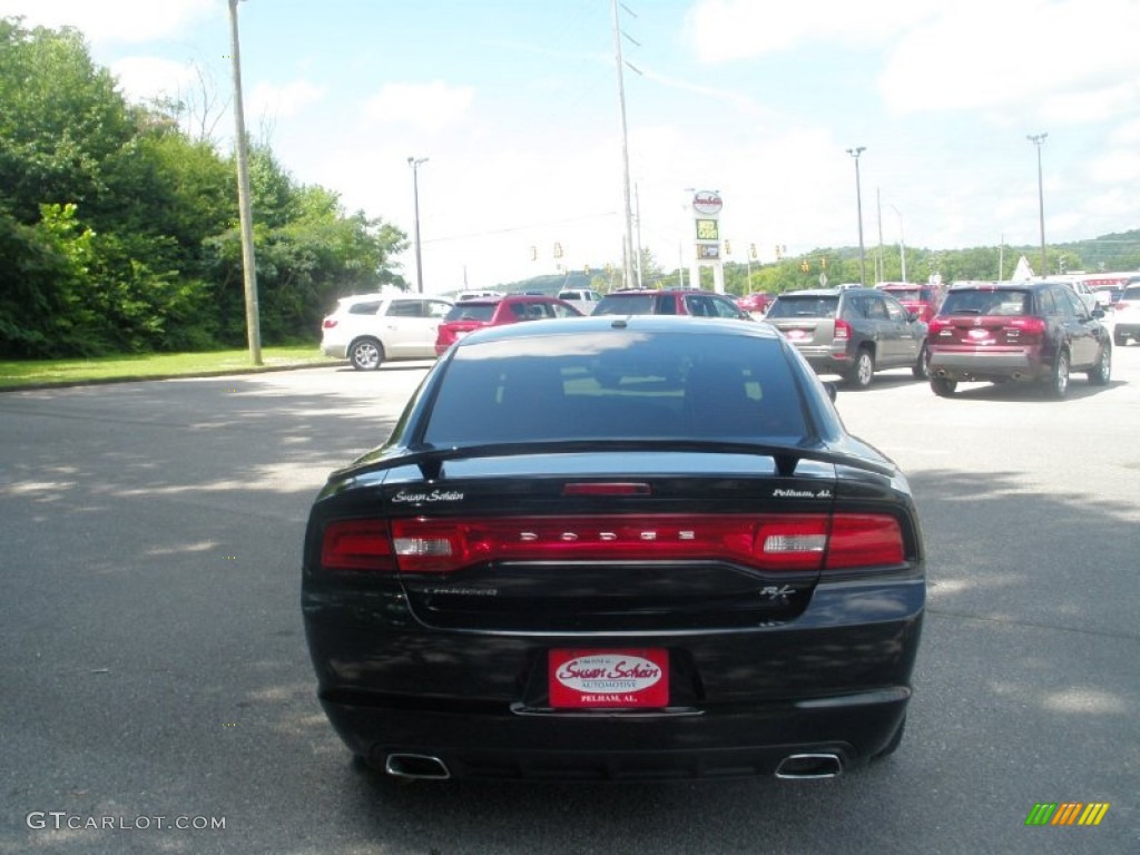 2012 Charger R/T - Pitch Black / Black photo #10