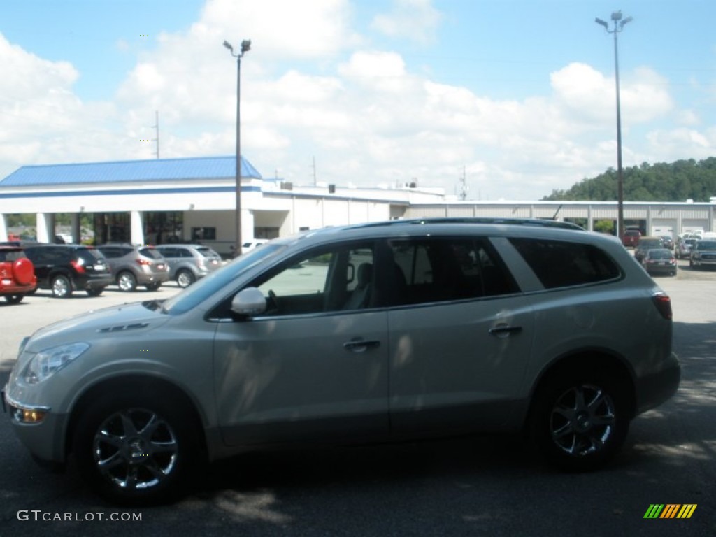 2008 Enclave CXL AWD - White Opal / Titanium/Dark Titanium photo #12