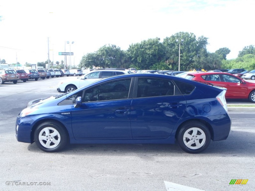 2010 Prius Hybrid III - Blue Ribbon Metallic / Misty Gray photo #3