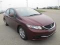 Crimson Red Pearl - Civic LX Sedan Photo No. 5