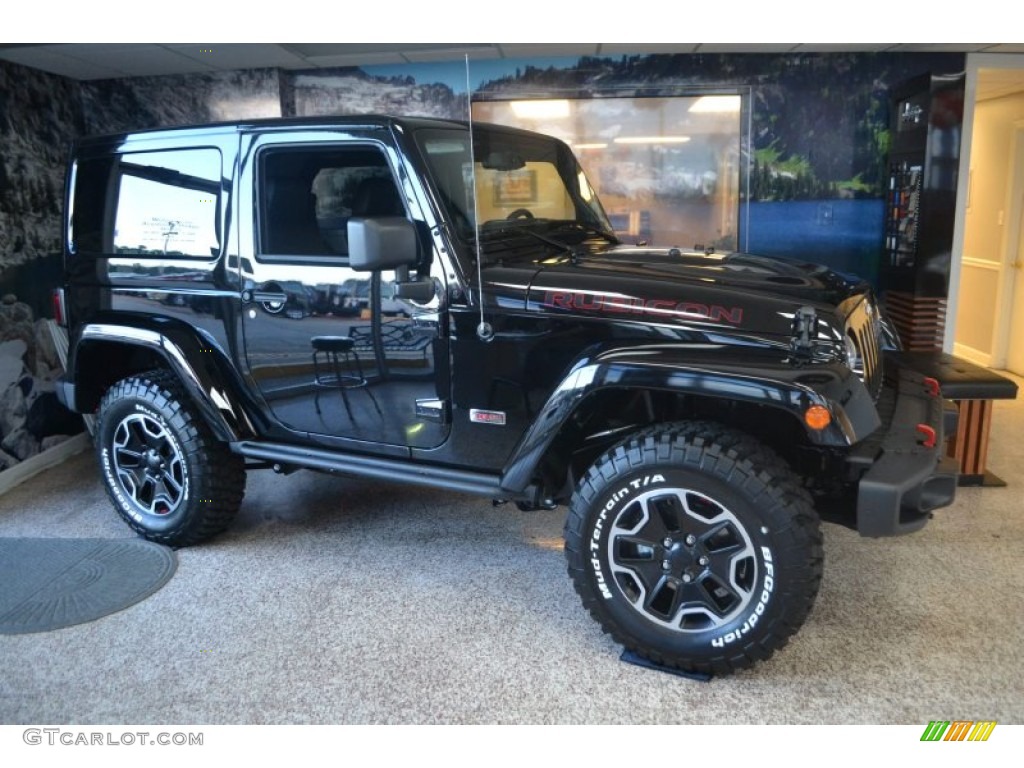 Black 2013 Jeep Wrangler Rubicon 10th Anniversary Edition 4x4 Exterior Photo #83624329