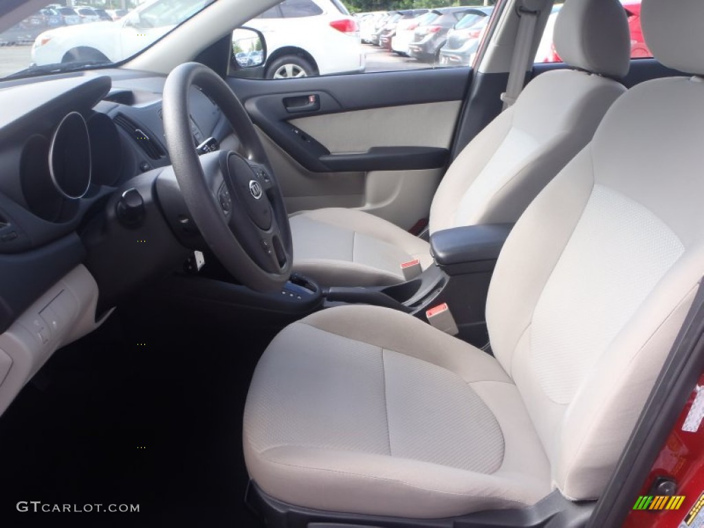 Stone Interior 2010 Kia Forte EX Photo #83624941