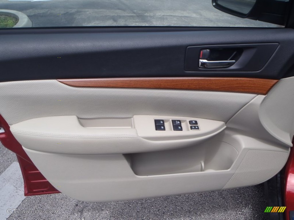 2013 Subaru Outback 2.5i Limited Ivory Door Panel Photo #83625373