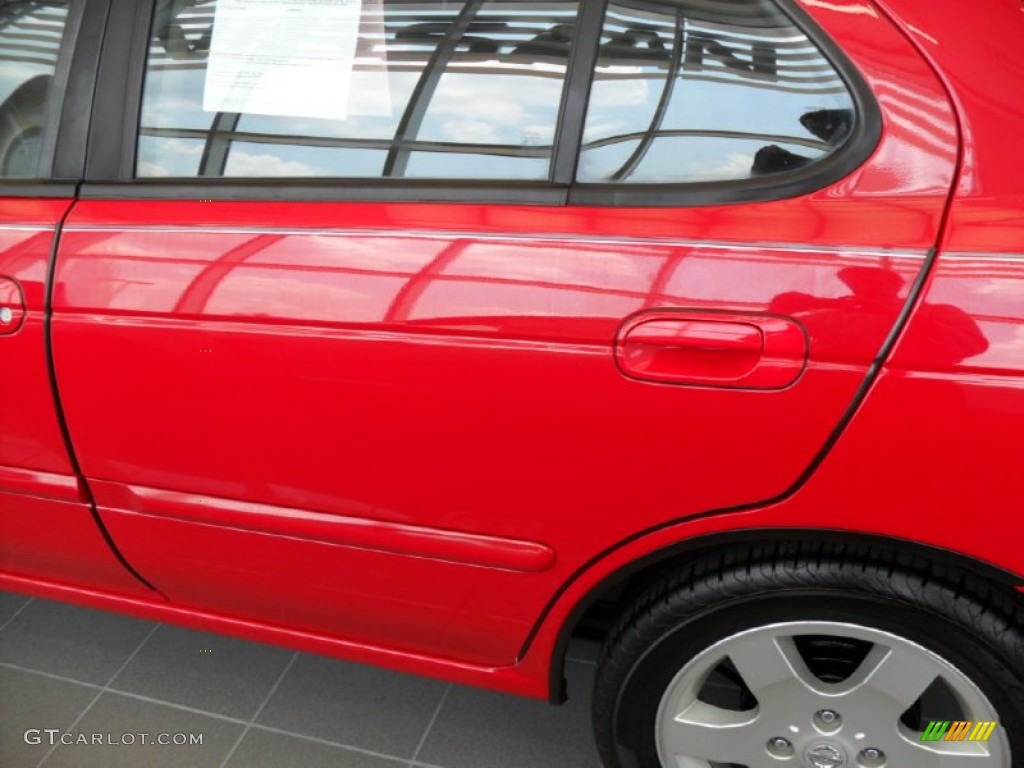 2006 Sentra 1.8 S Special Edition - Code Red / Charcoal photo #3