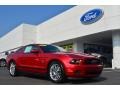 2012 Red Candy Metallic Ford Mustang V6 Premium Coupe  photo #1