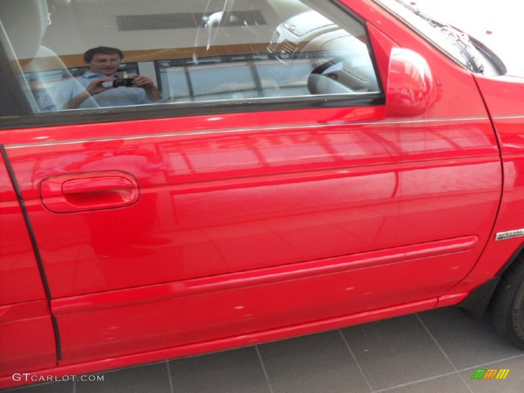 2006 Sentra 1.8 S Special Edition - Code Red / Charcoal photo #8
