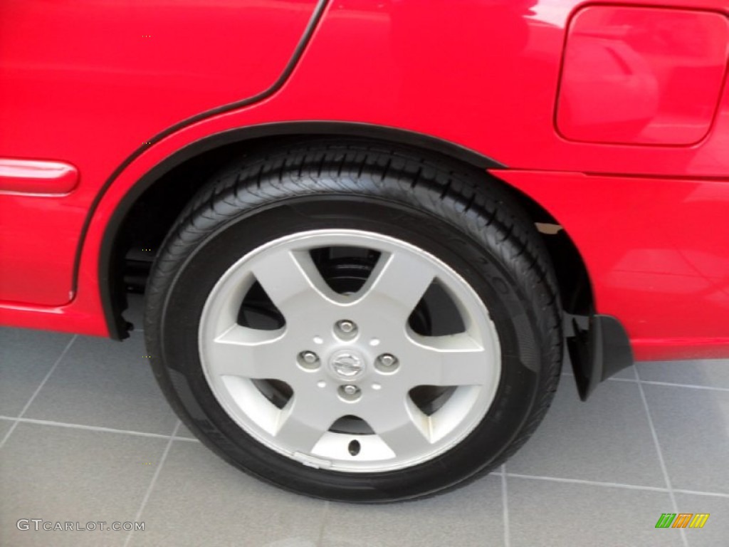 2006 Sentra 1.8 S Special Edition - Code Red / Charcoal photo #26