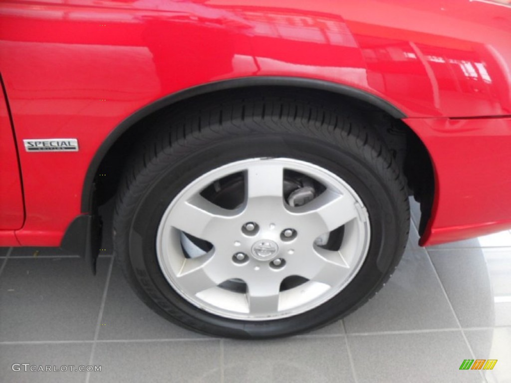 2006 Sentra 1.8 S Special Edition - Code Red / Charcoal photo #27