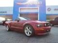 Redfire Metallic 2007 Ford Mustang GT/CS California Special Convertible