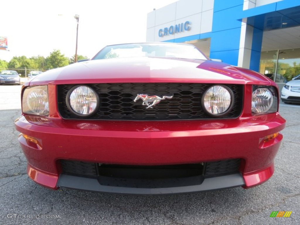 2007 Mustang GT/CS California Special Convertible - Redfire Metallic / Black/Parchment photo #2