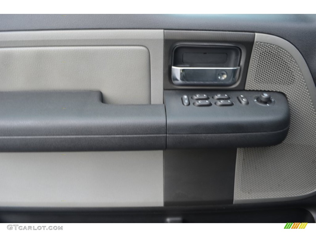 2004 F150 FX4 SuperCab 4x4 - Dark Shadow Grey Metallic / Black/Medium Flint photo #8