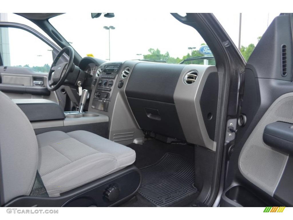 2004 F150 FX4 SuperCab 4x4 - Dark Shadow Grey Metallic / Black/Medium Flint photo #13