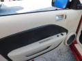 2007 Ford Mustang Black/Parchment Interior Door Panel Photo