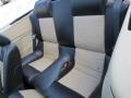 2007 Ford Mustang Black/Parchment Interior Rear Seat Photo