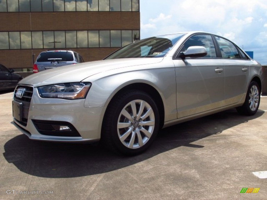 2014 A4 2.0T Sedan - Cuvee Silver Metallic / Velvet Beige photo #6