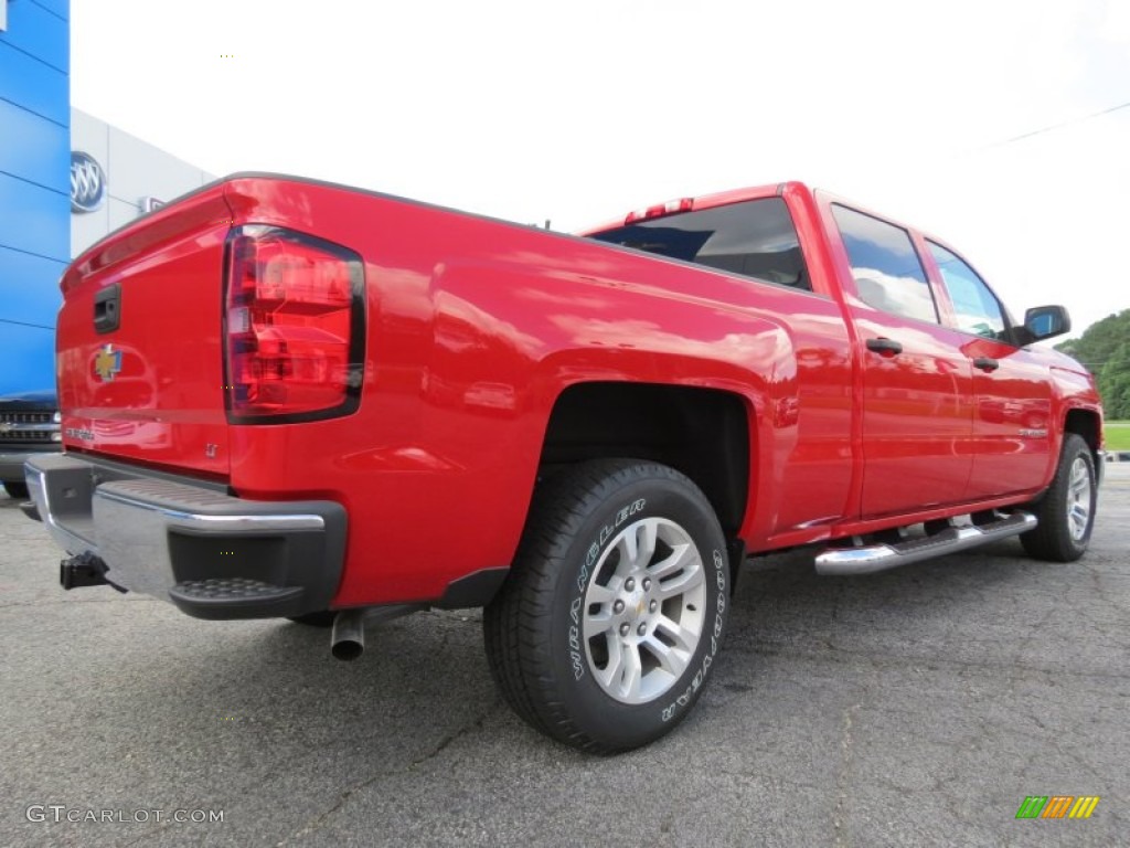 2014 Silverado 1500 LT Crew Cab - Victory Red / Cocoa/Dune photo #7