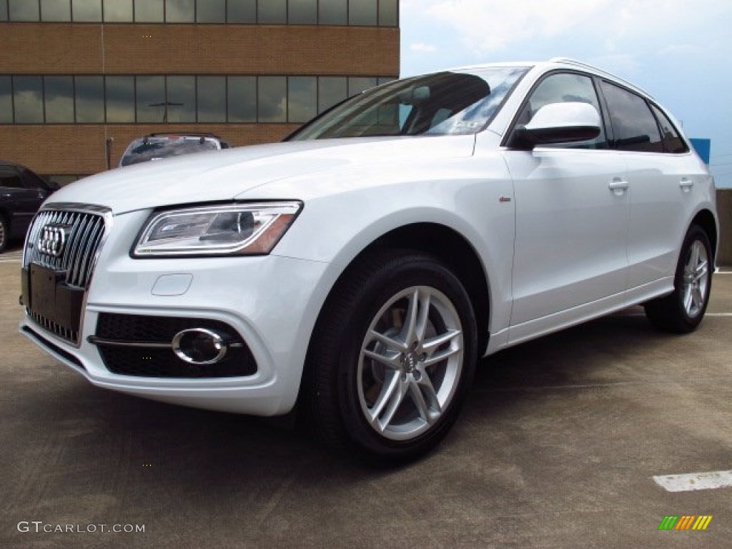 Glacier White Metallic 2014 Audi Q5 3.0 TFSI quattro Exterior Photo #83629060