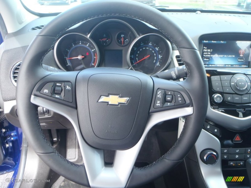 2013 Cruze LT - Blue Topaz Metallic / Jet Black photo #13