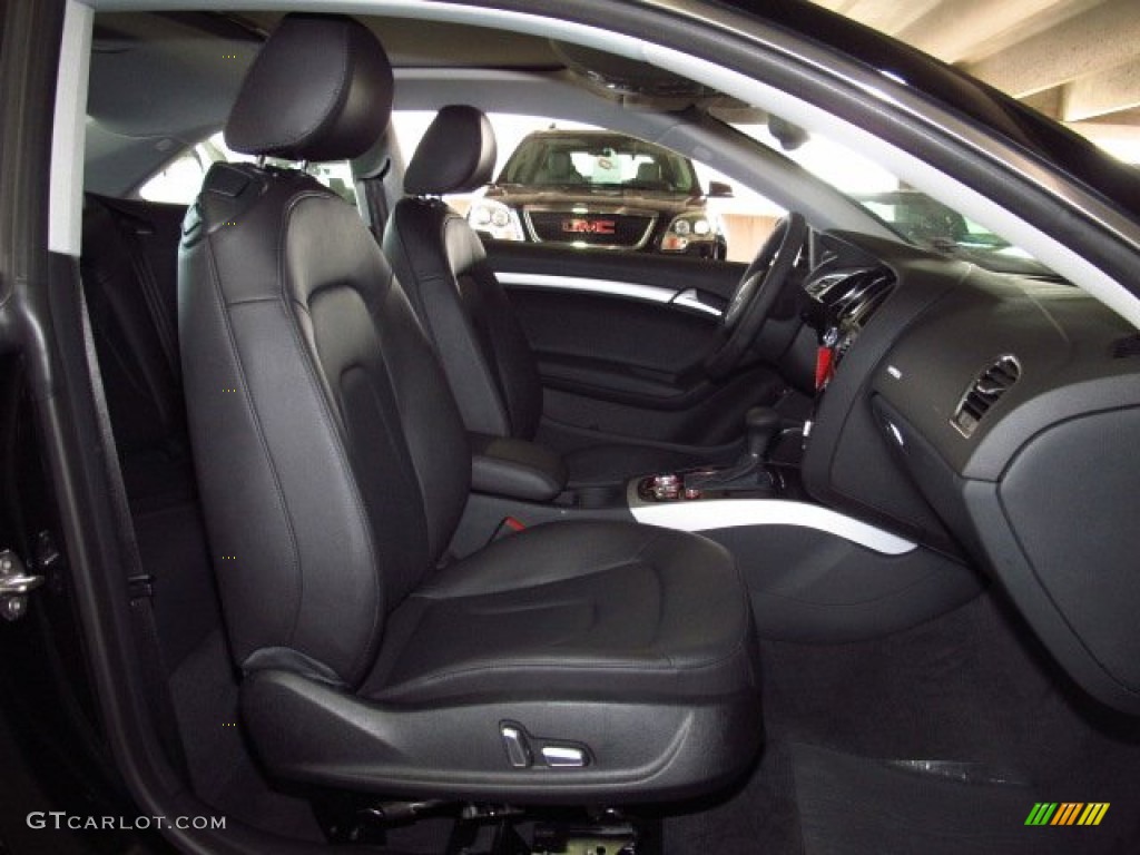Black Interior 2014 Audi A5 2.0T quattro Coupe Photo #83630834