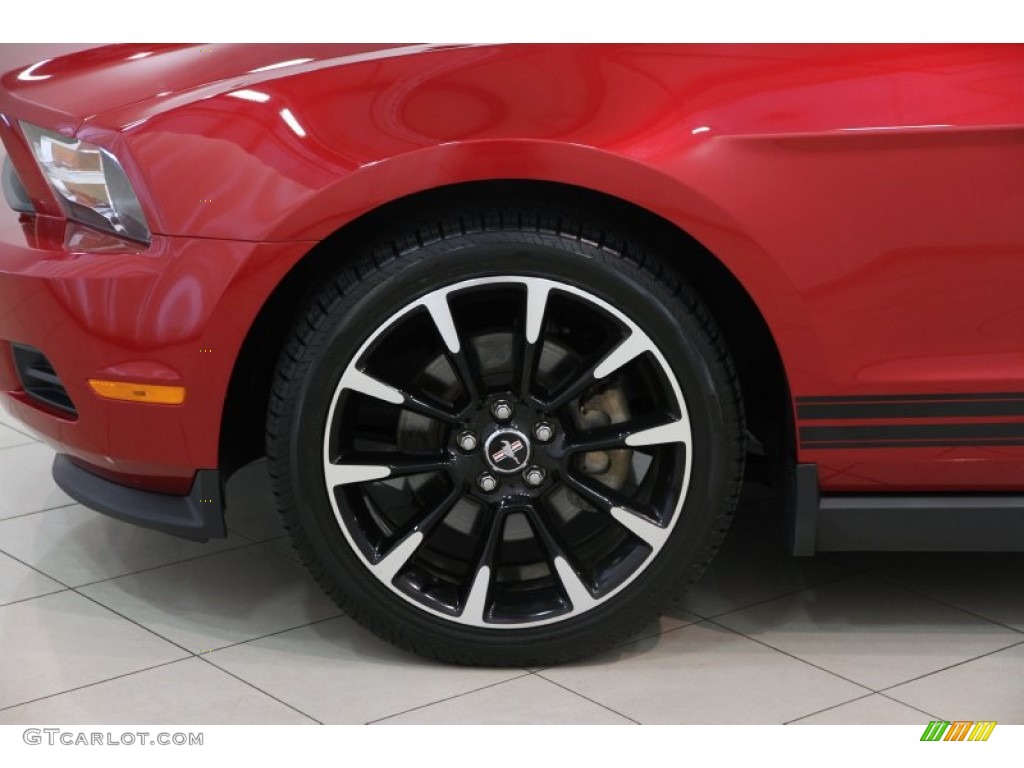 2011 Mustang V6 Coupe - Red Candy Metallic / Charcoal Black photo #19