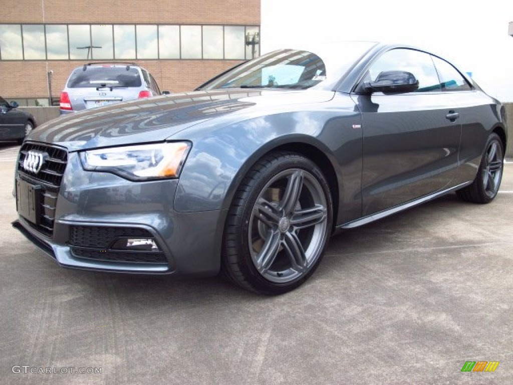 Daytona Gray Pearl Effect 2014 Audi A5 2.0T quattro Coupe Exterior Photo #83631379