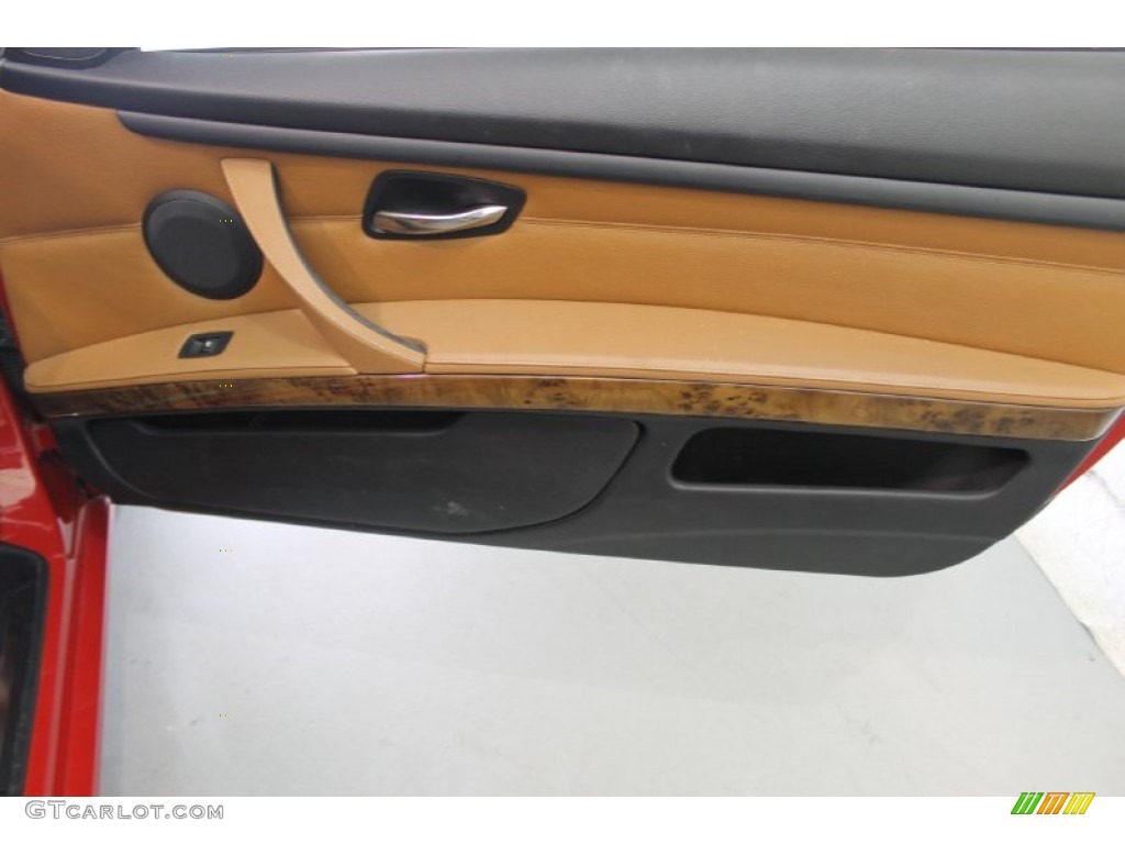 2007 3 Series 335i Coupe - Crimson Red / Saddle Brown/Black photo #29