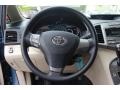 2009 Toyota Venza Ivory Interior Steering Wheel Photo
