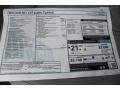 2014 Audi A8 L 3.0T quattro Window Sticker