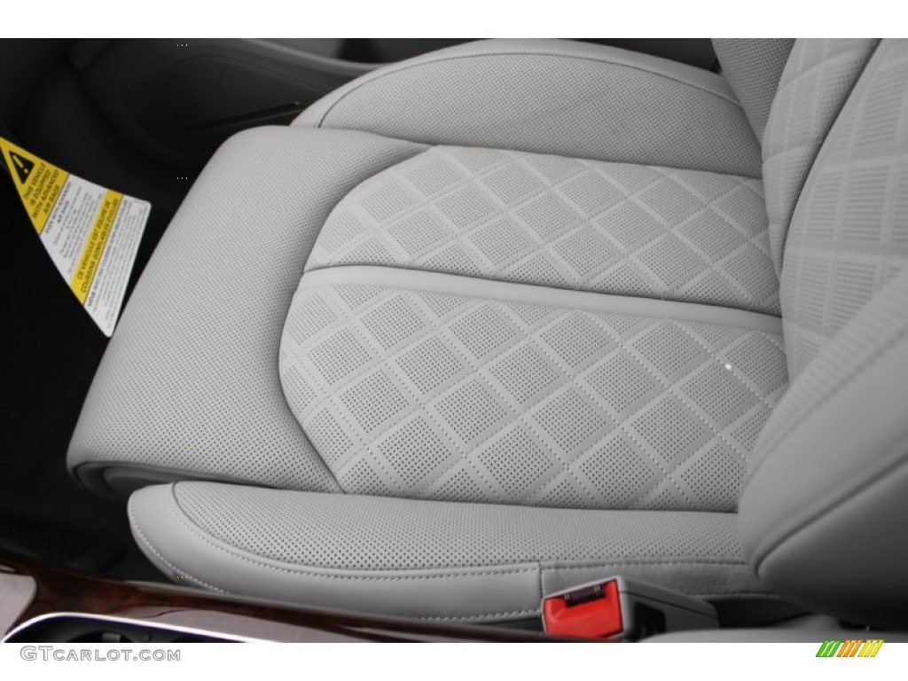 Titanium Gray Interior 2014 Audi A8 L 3.0T quattro Photo #83632263