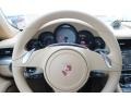 2013 Porsche 911 Luxor Beige Interior Steering Wheel Photo