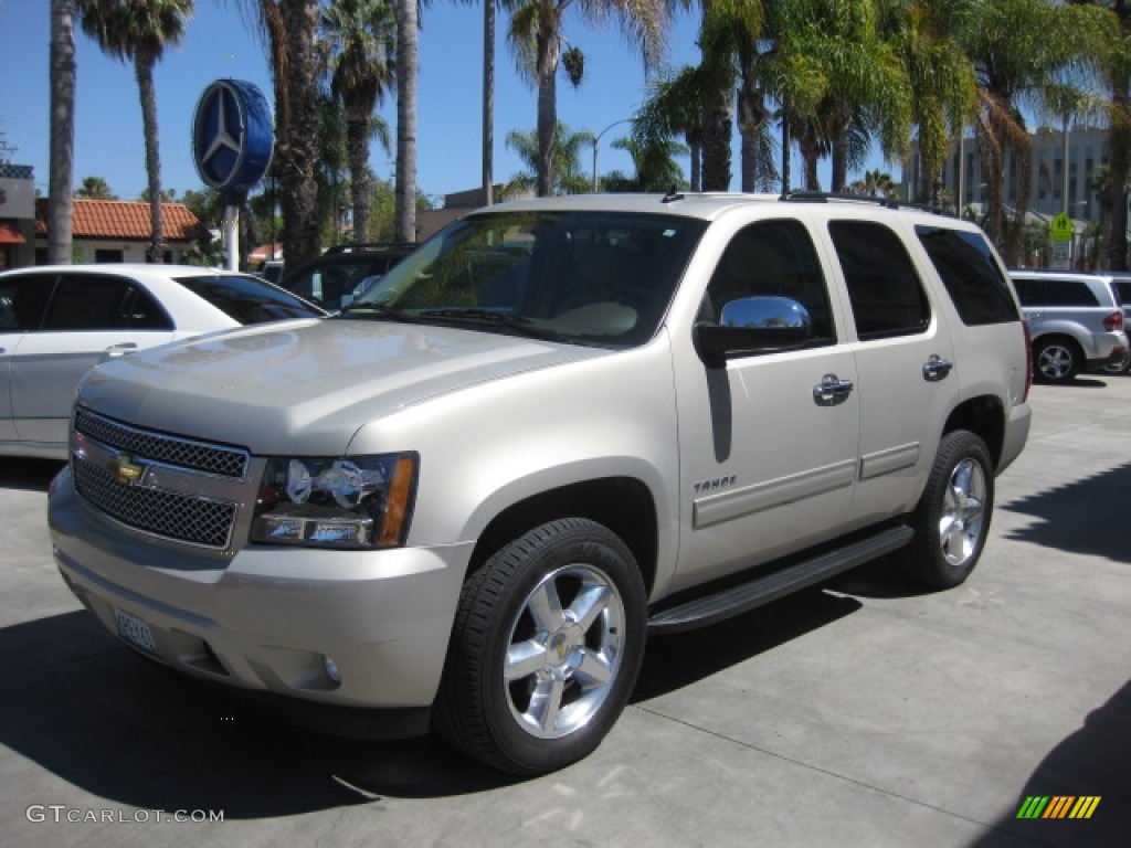 Gold Mist Metallic 2010 Chevrolet Tahoe LS 4x4 Exterior Photo #83633665