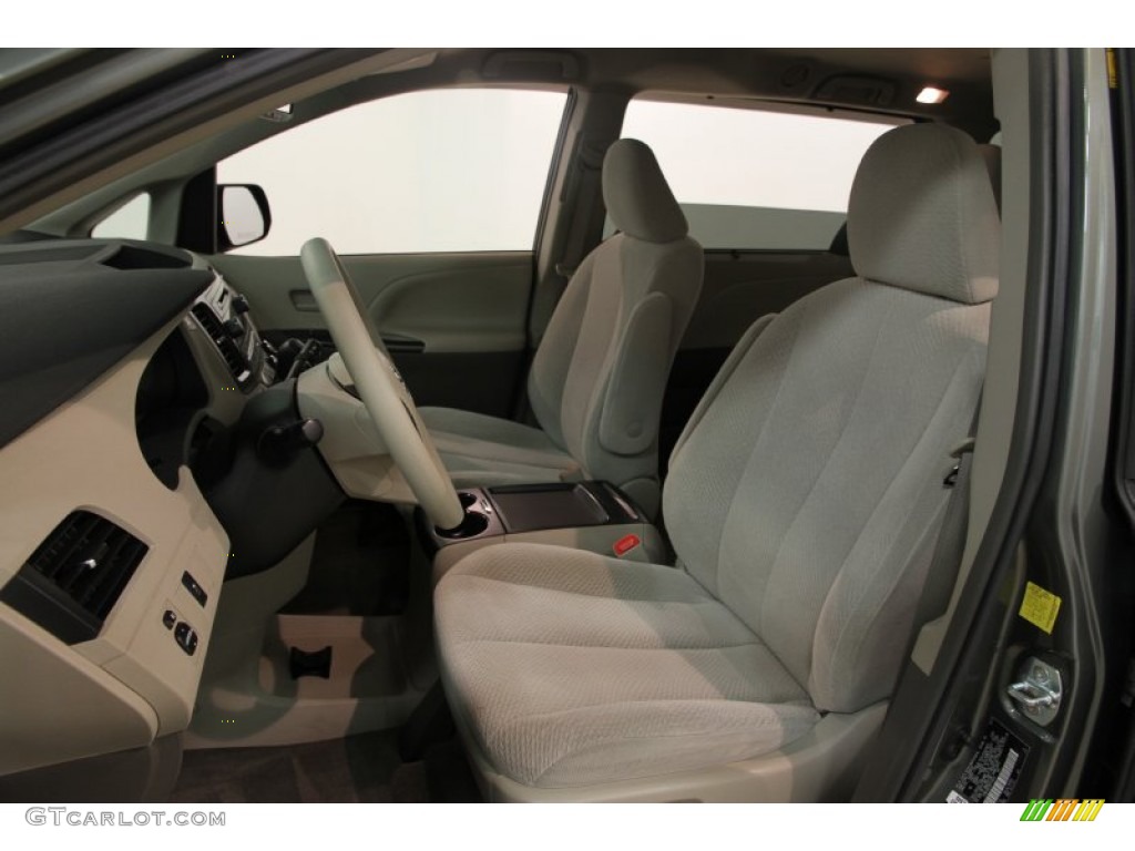 2011 Sienna LE - Cypress Green Pearl / Bisque photo #6