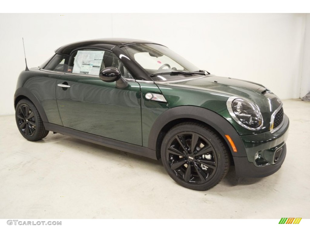 British Racing Green II Metallic 2013 Mini Cooper S Coupe Exterior Photo #83635039