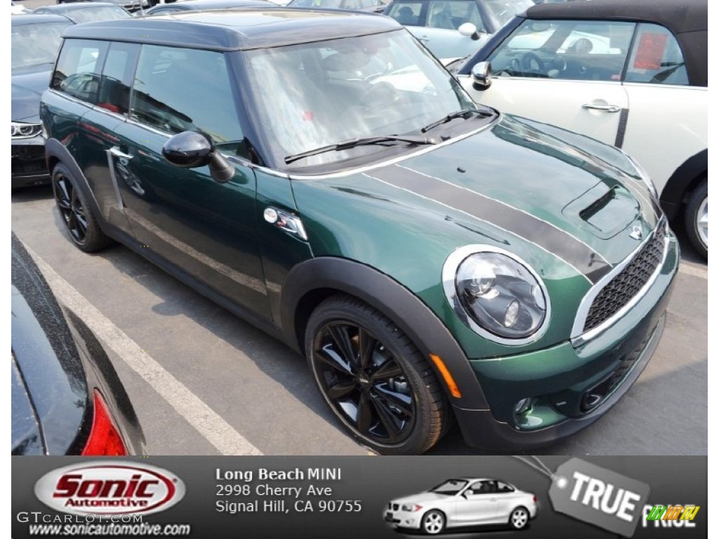 2013 Cooper S Clubman - British Racing Green II Metallic / Carbon Black photo #1