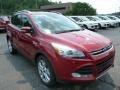 2014 Ruby Red Ford Escape Titanium 2.0L EcoBoost 4WD  photo #1