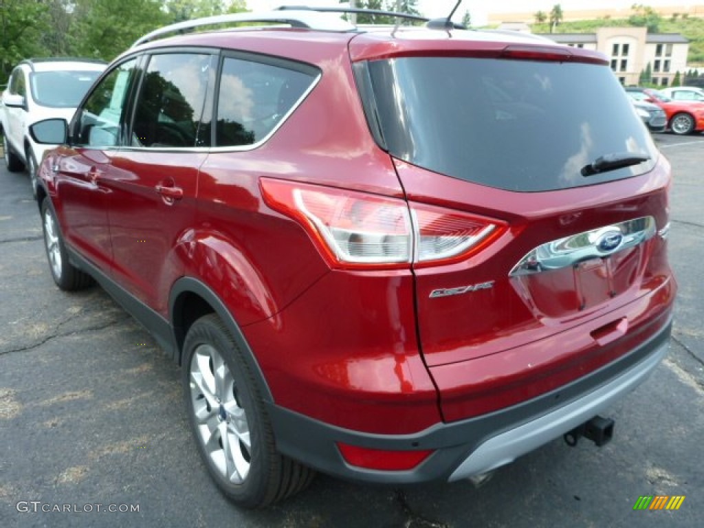 2014 Escape Titanium 2.0L EcoBoost 4WD - Ruby Red / Charcoal Black photo #4