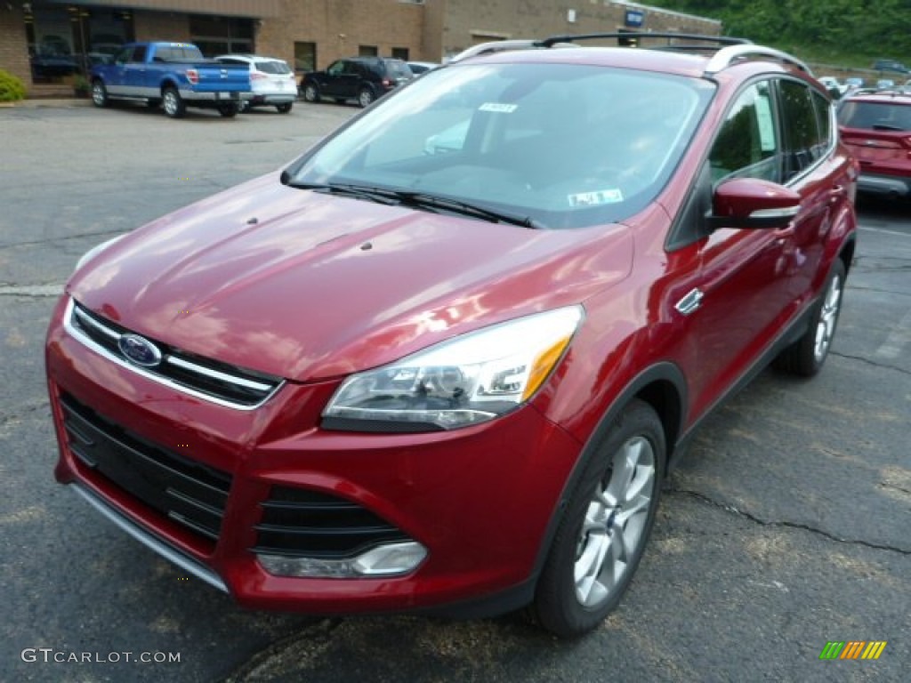 2014 Escape Titanium 2.0L EcoBoost 4WD - Ruby Red / Charcoal Black photo #5