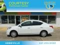 Fresh Powder White 2012 Nissan Versa 1.6 SV Sedan