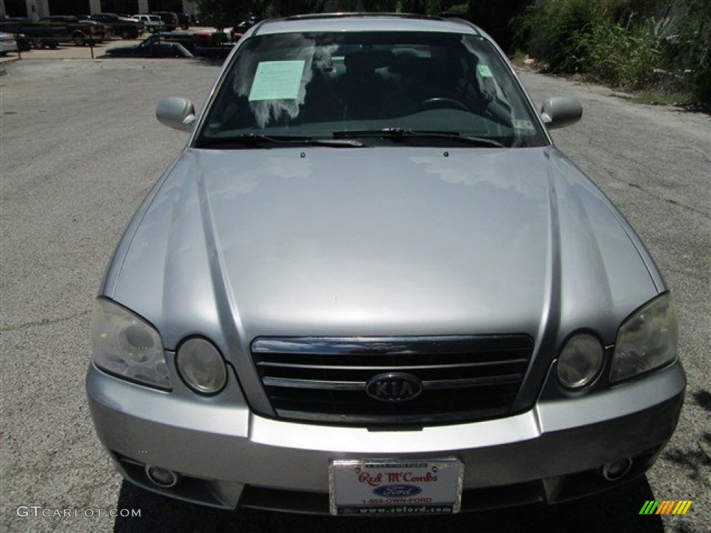 2005 Optima EX - Diamond Silver / Gray photo #2