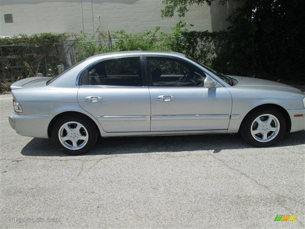 2005 Optima EX - Diamond Silver / Gray photo #3