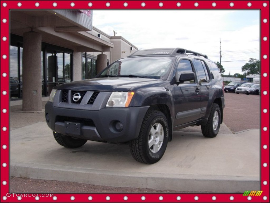 2006 Xterra Off Road 4x4 - Night Armor Pearl / Desert/Graphite photo #15