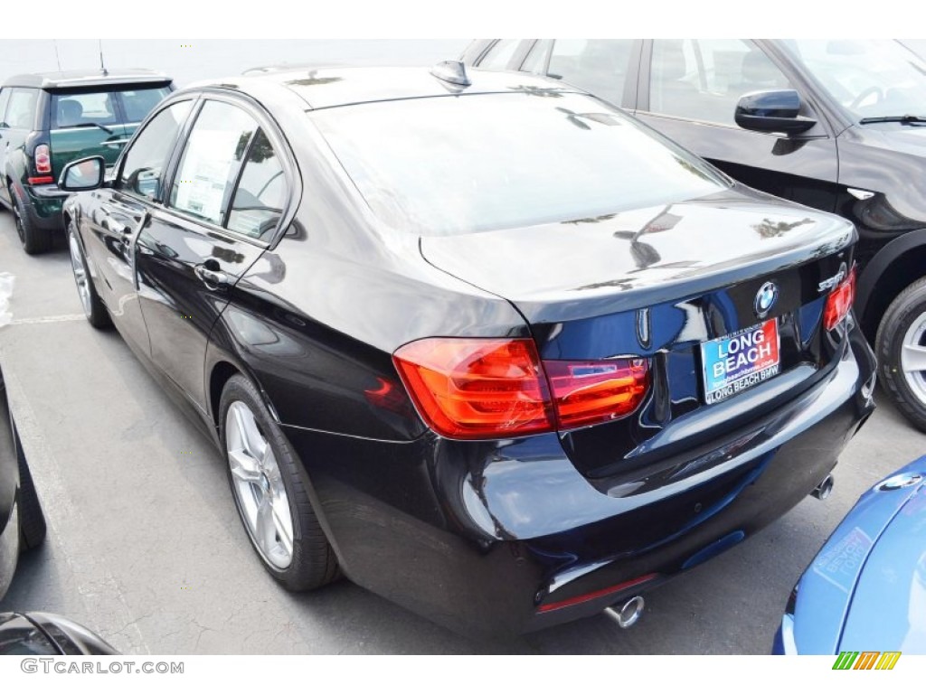 2013 3 Series 335i Sedan - Black Sapphire Metallic / Black photo #4