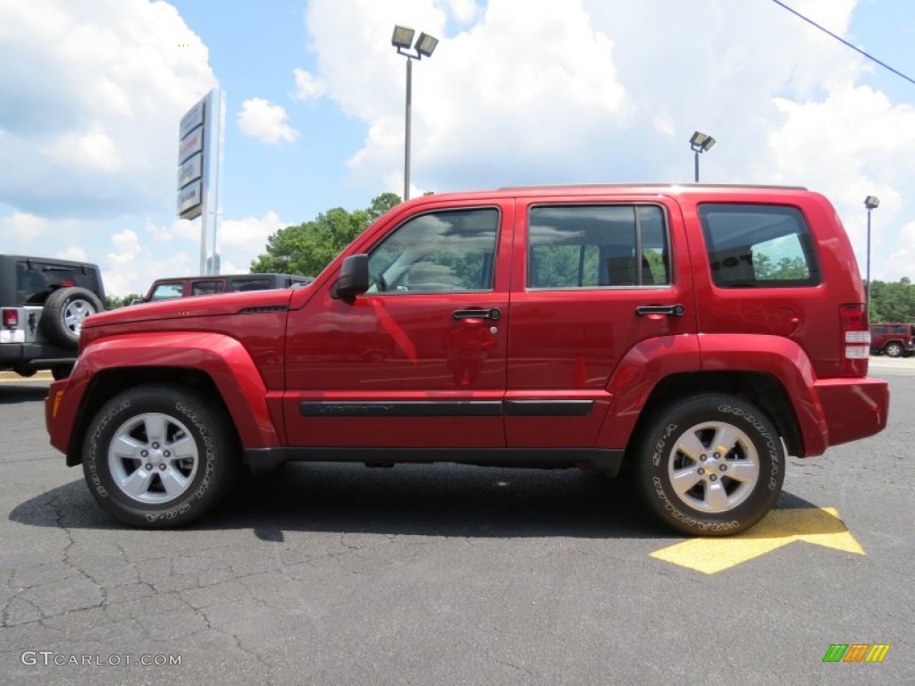 Inferno Red Crystal Pearl 2009 Jeep Liberty Sport Exterior Photo #83638963