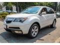 2010 Aspen White Pearl Acura MDX Technology  photo #7